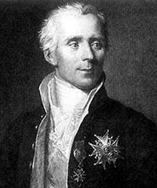 Pierre-Simon Laplace, mathématicien français du début XIXe.
